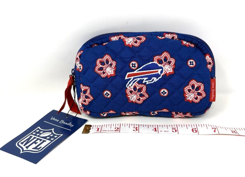 Vera Bradley NFL Buffalo Bills Mini Belt Bag Fanny Pack Bandana Red Blue Xbody